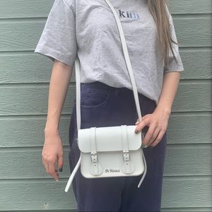 Dr Martens white mini cross body bag